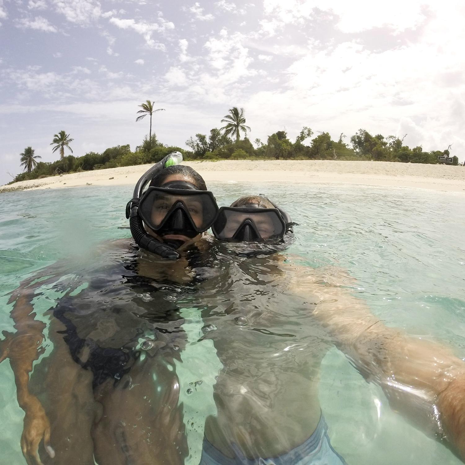 Snorkeling in the BVI