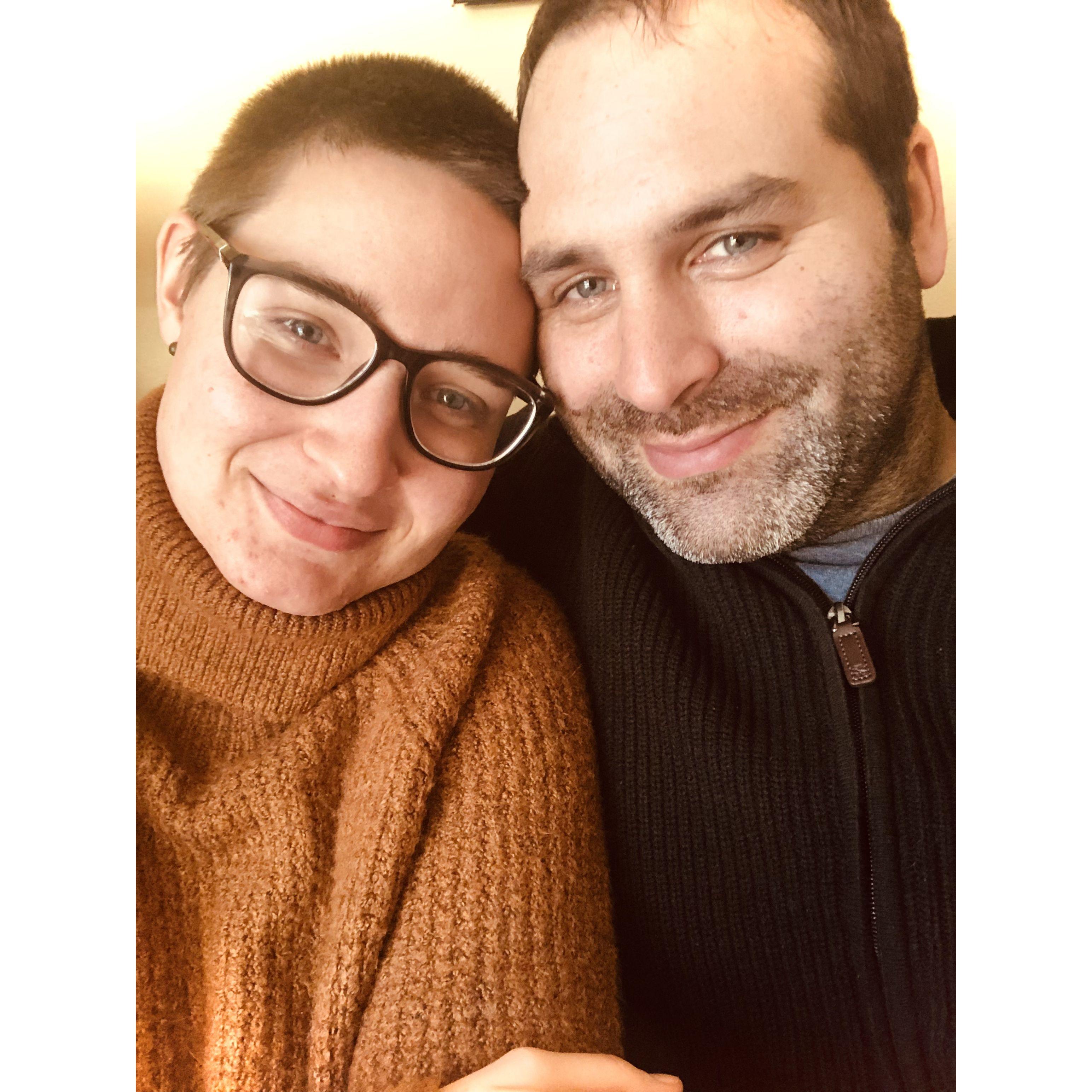 Our first Christmas together.