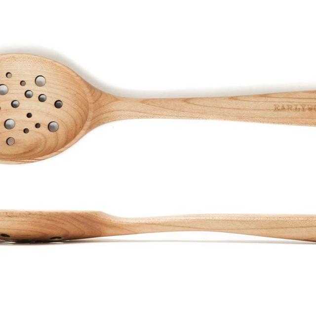 Earlywood Slotted Serving Spoon