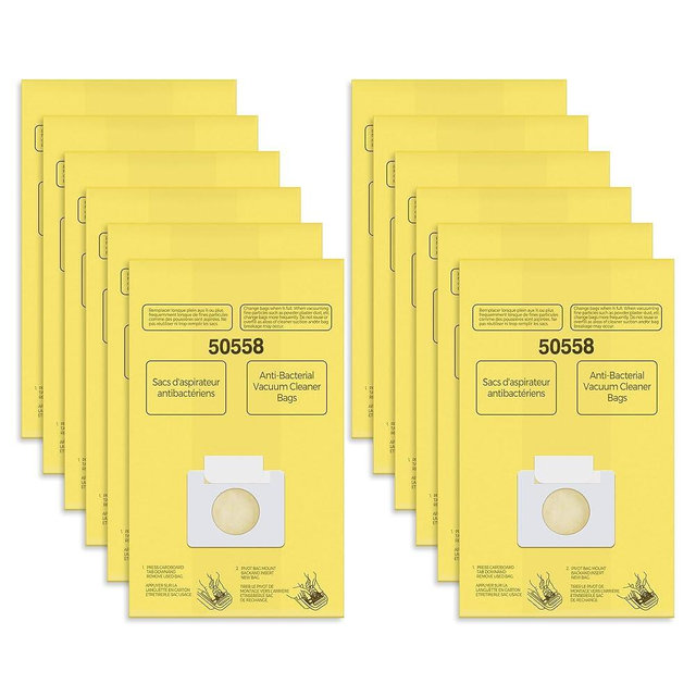 Vacuum Bags Replacement for Kenmore Canister C/Q 5055 50555 50557 50558 and Pana·sonic Type C-5 C-18 Vacuums - Premium Vacuum Cleaner Dust Bag - 12 Pack