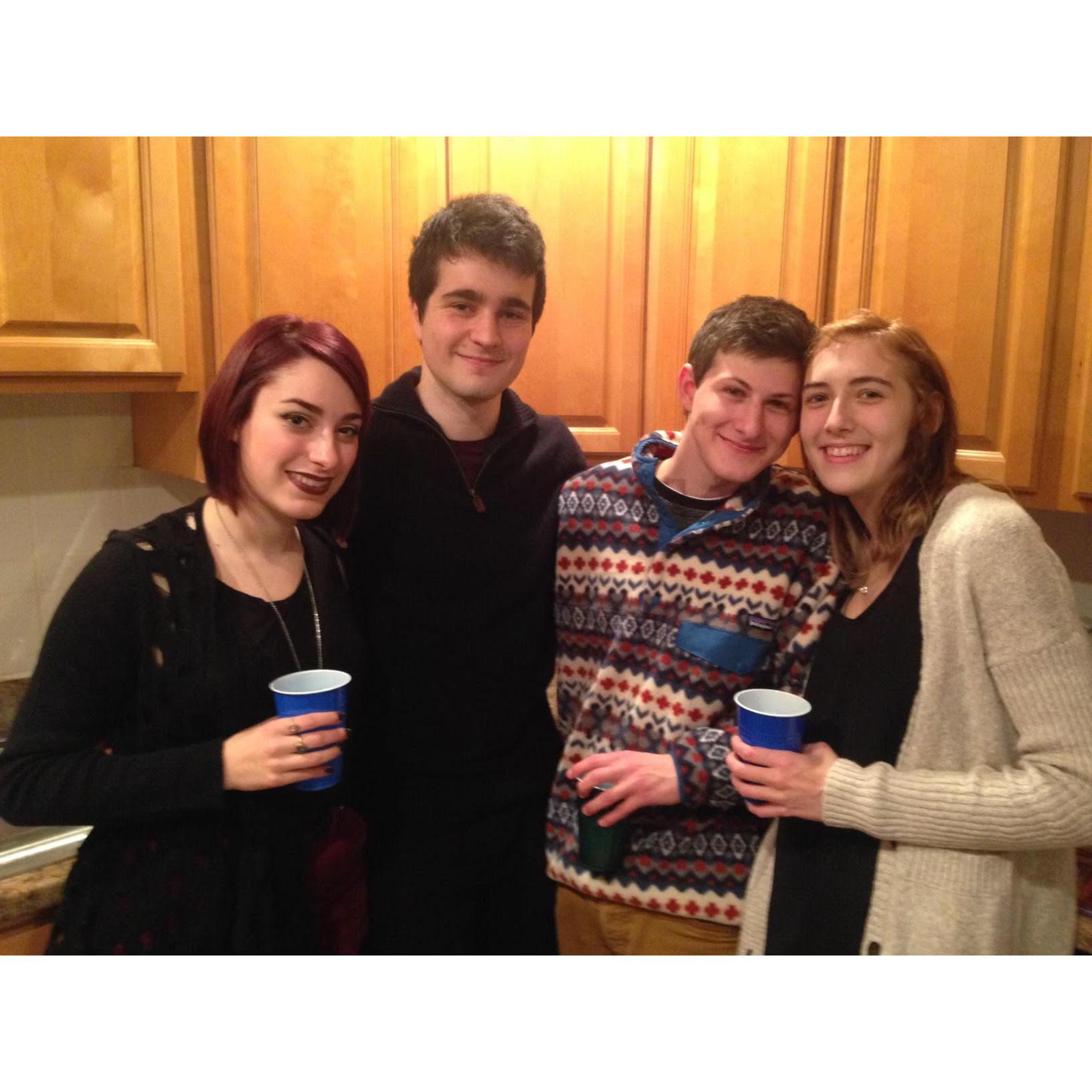 Raquel, Max, Dan, and Jess
New Years 2016