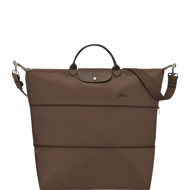 Le Pliage Green Expandable Travel Duffel Nylon Weekender