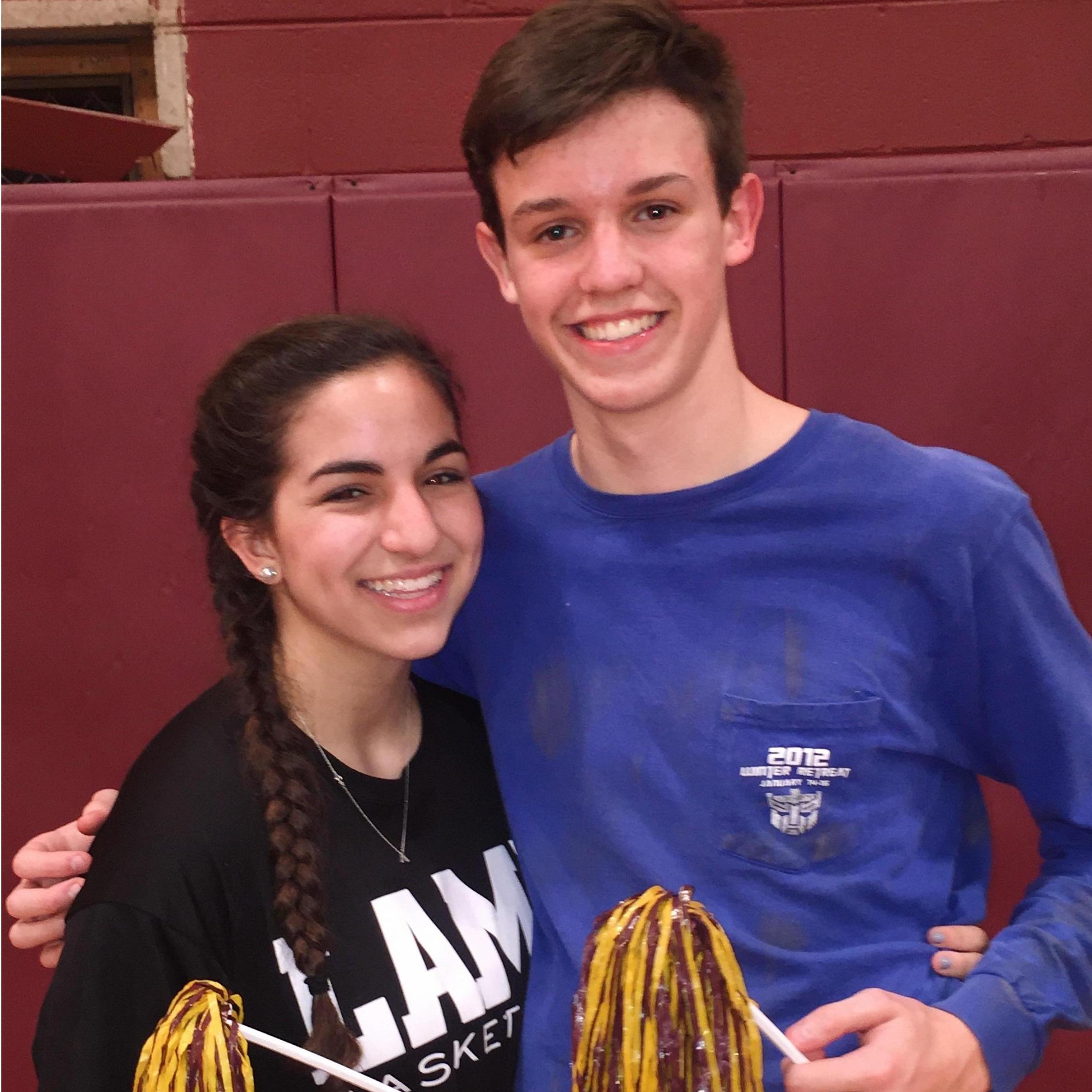 After one of my basketball games!