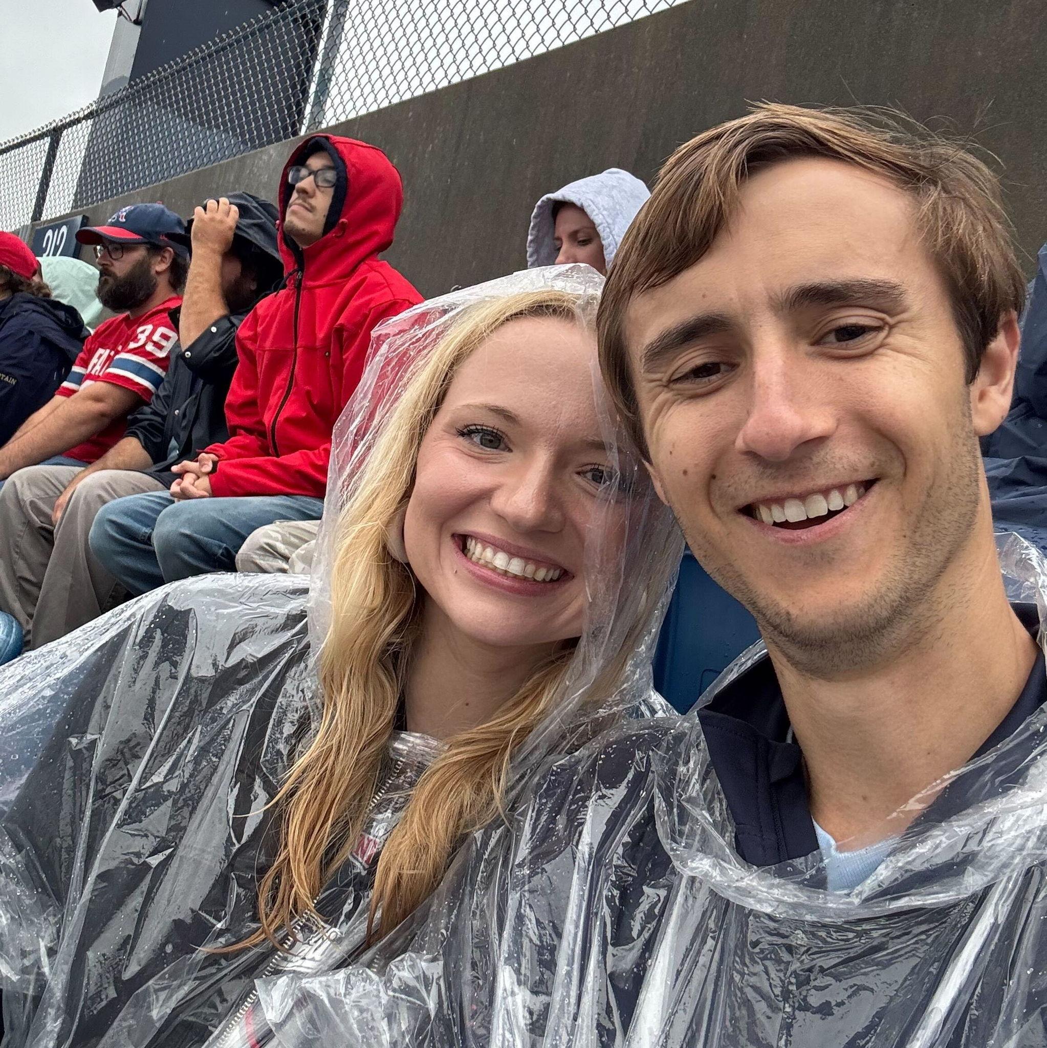September 7, 2025. A very rainy Patriots game