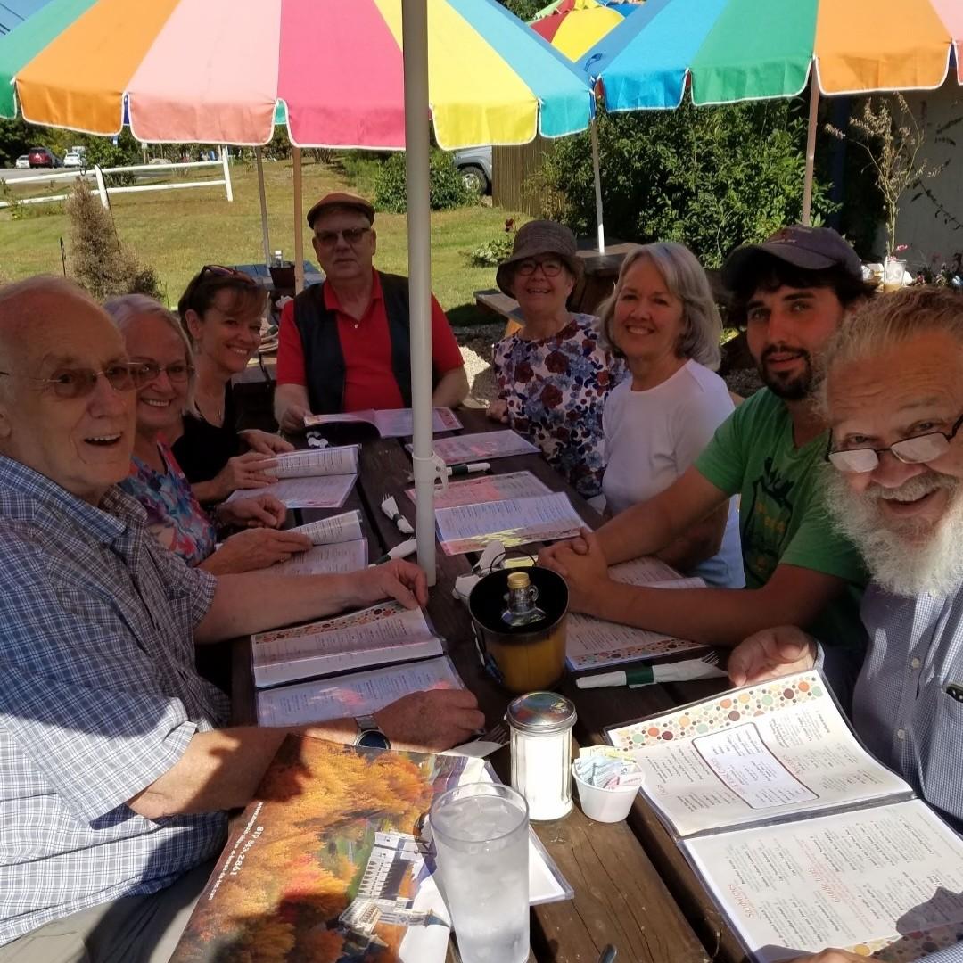 Dave meeting many of my aunts and uncles!