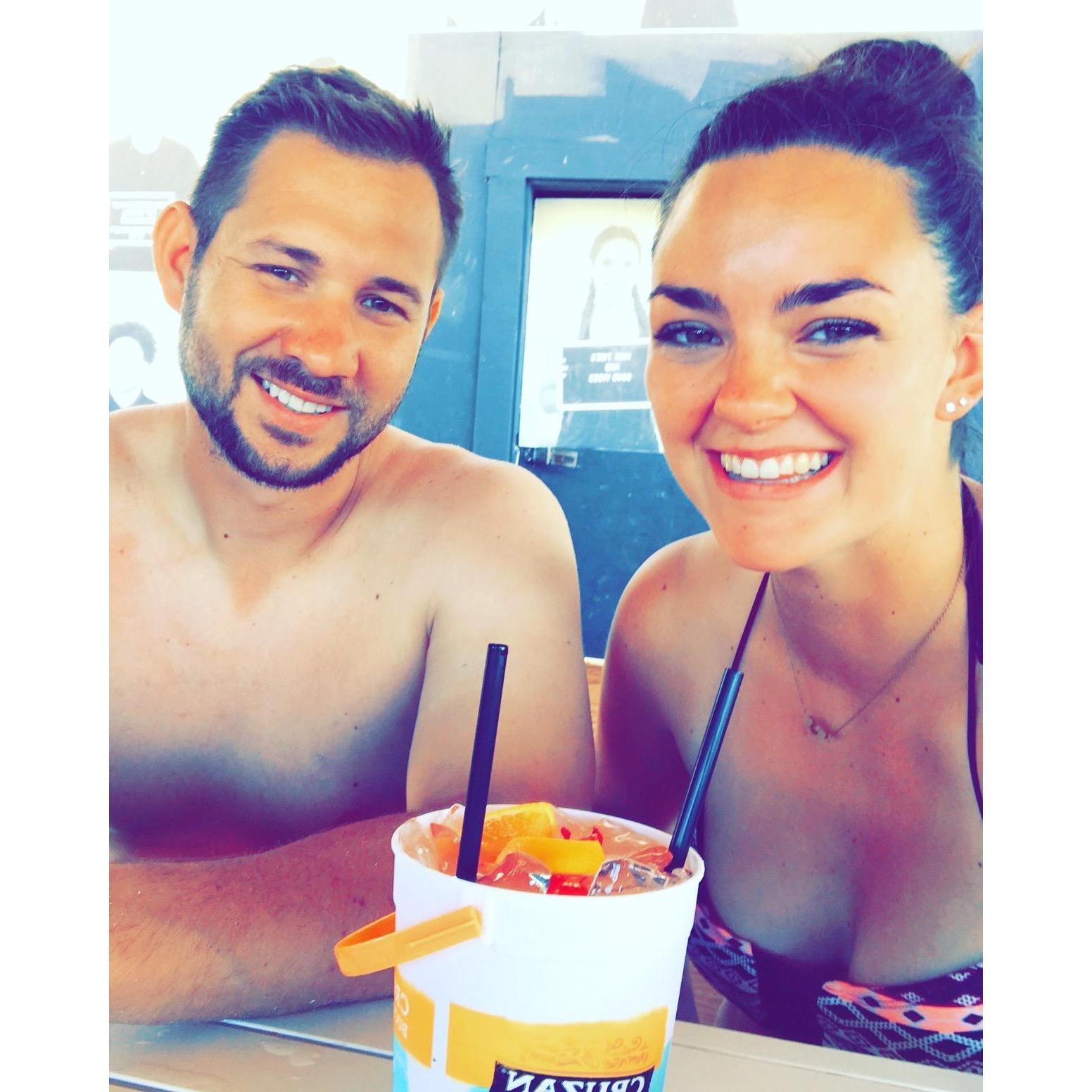 Our first beach trip together! Visiting my friend on Hilton Head Island, SC