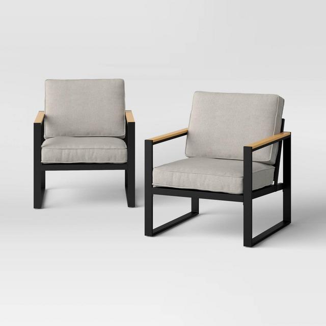 Henning 2pk Patio Club Chairs - Project 62™