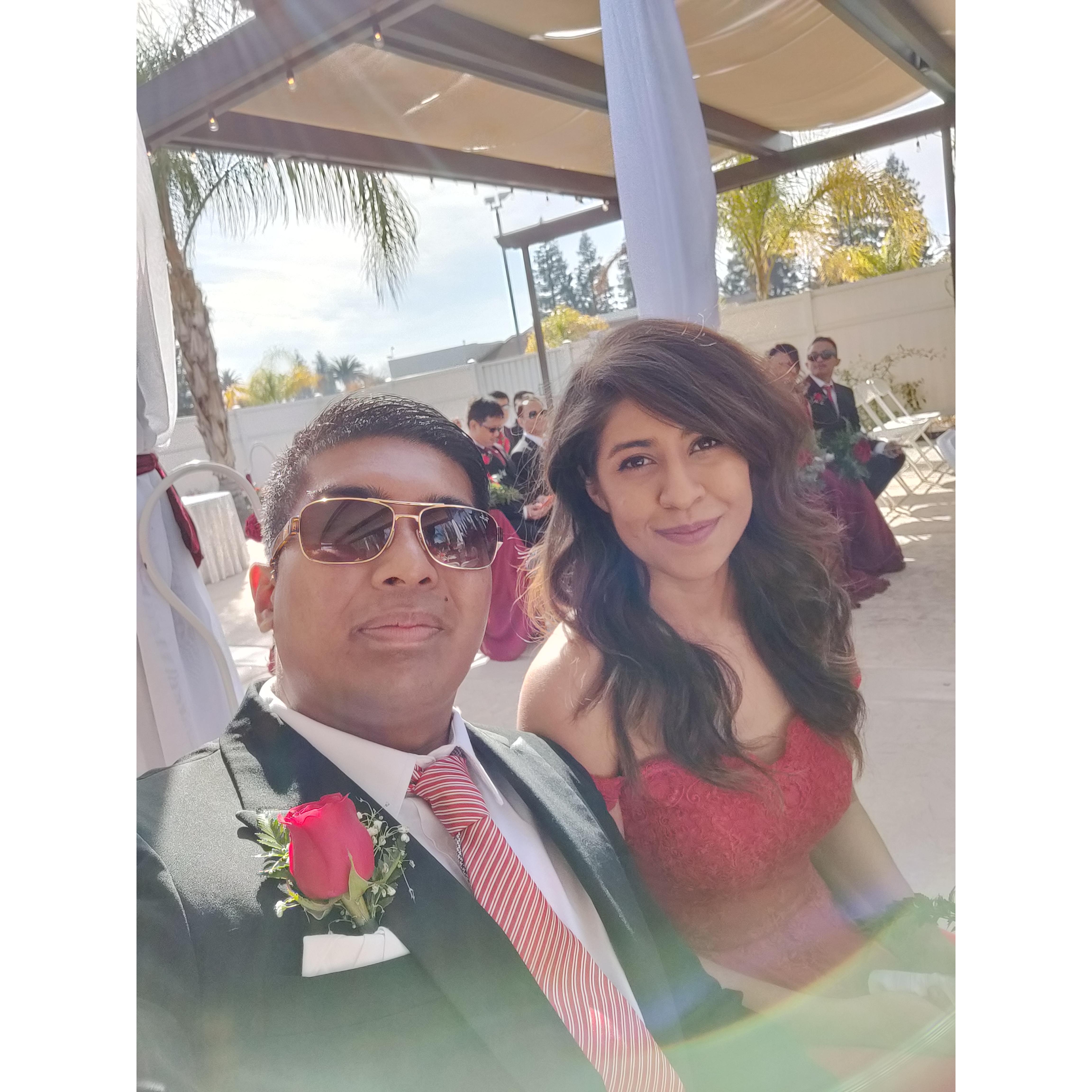 My parent's silver anniversary wedding...how ironic