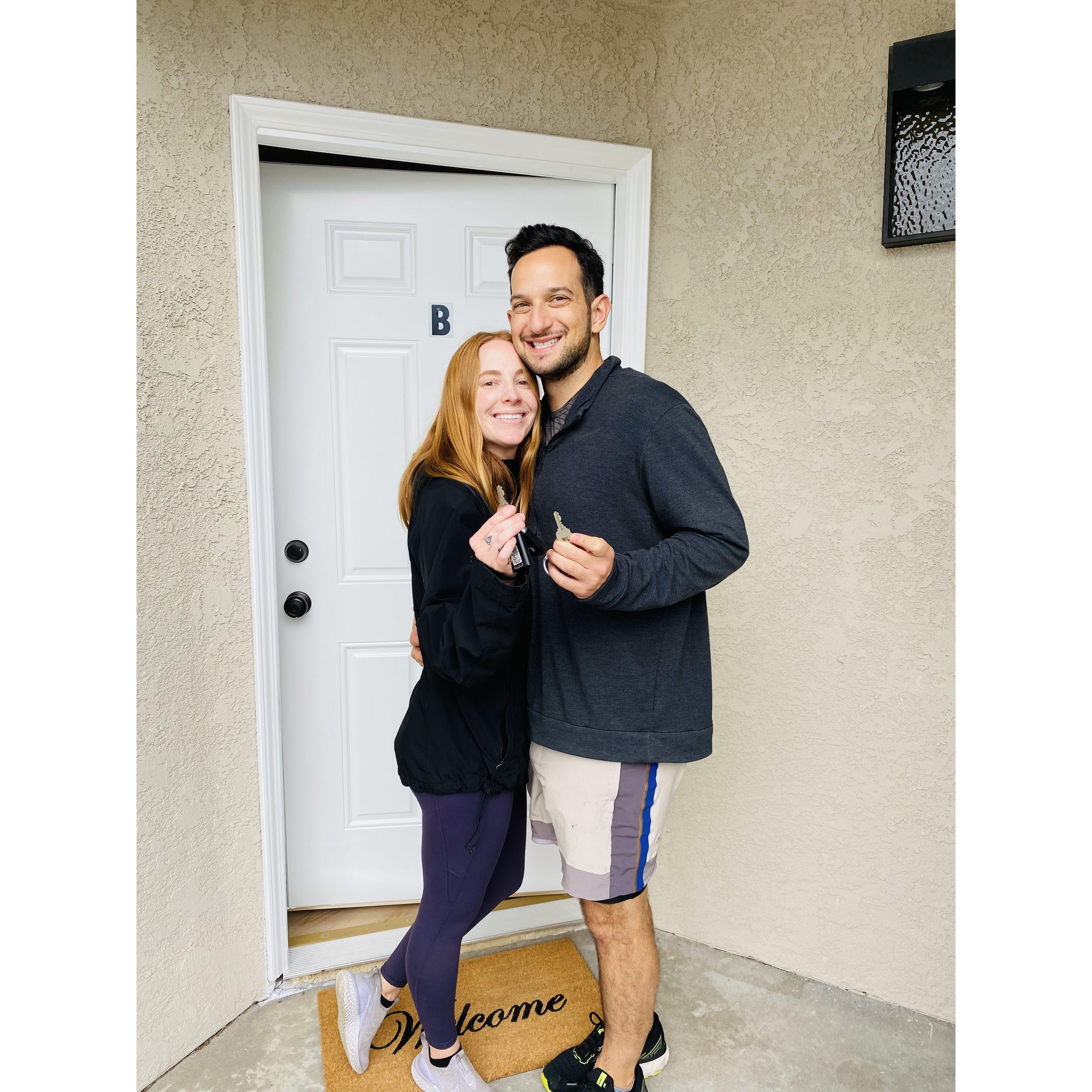Our first apartment together | Costa Mesa | January 2022