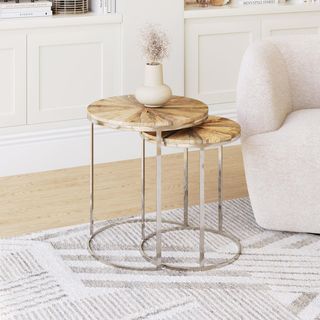 Bari Nesting 2-Piece Table Set