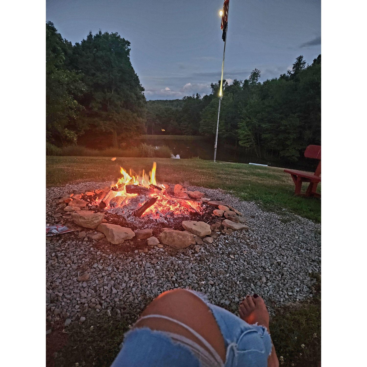 Firepit at the Farm