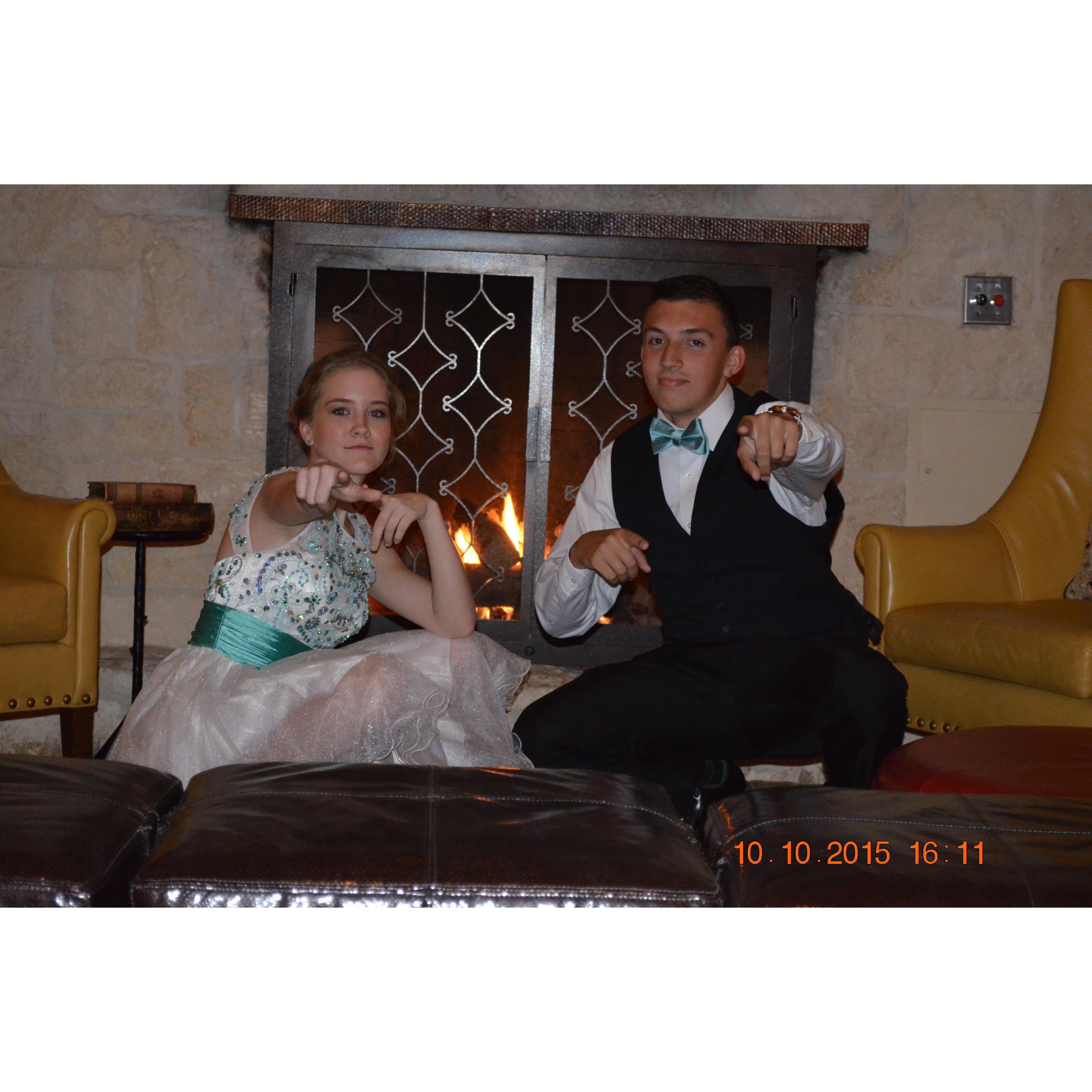 One of our iconic poses.