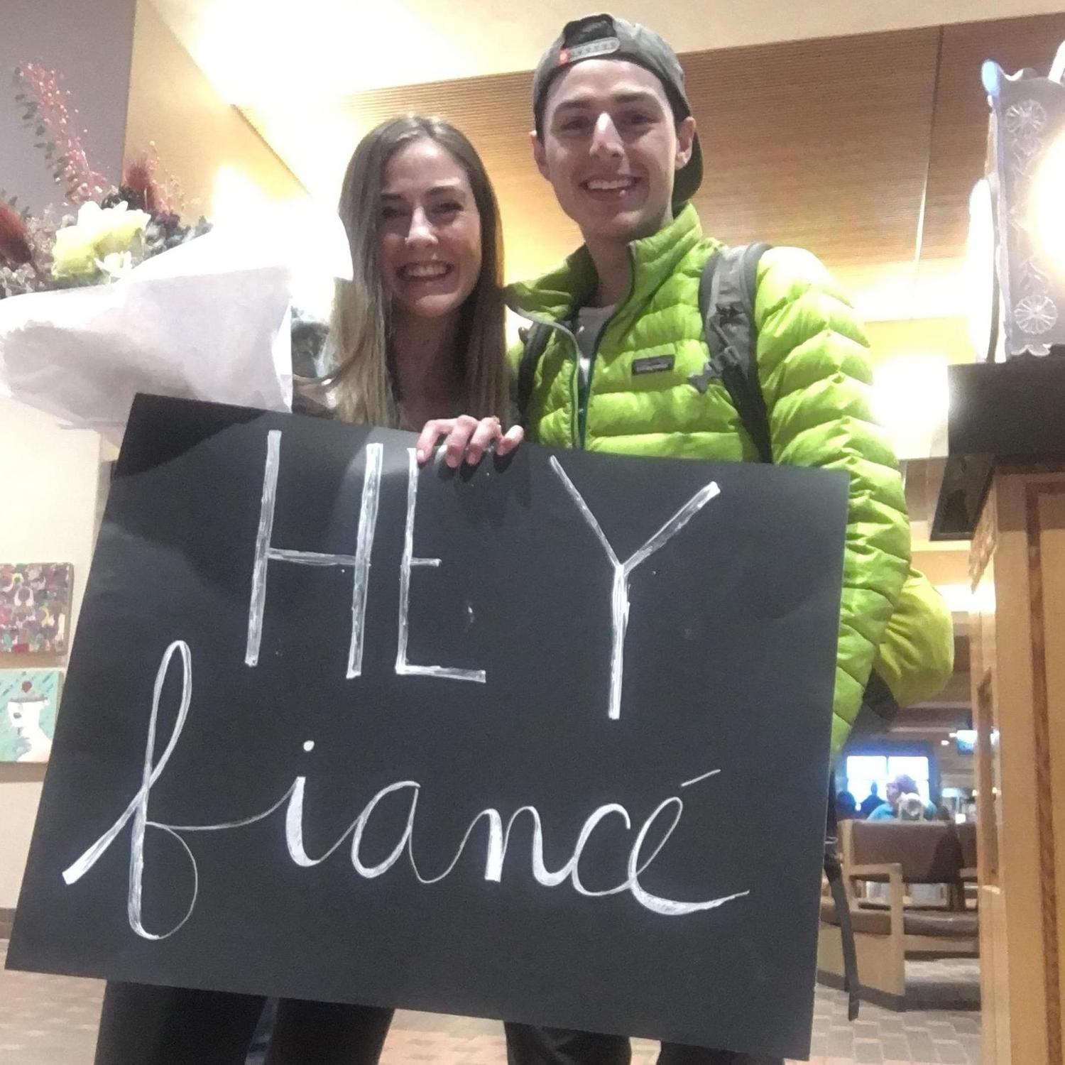 1st airport pick up being engaged!