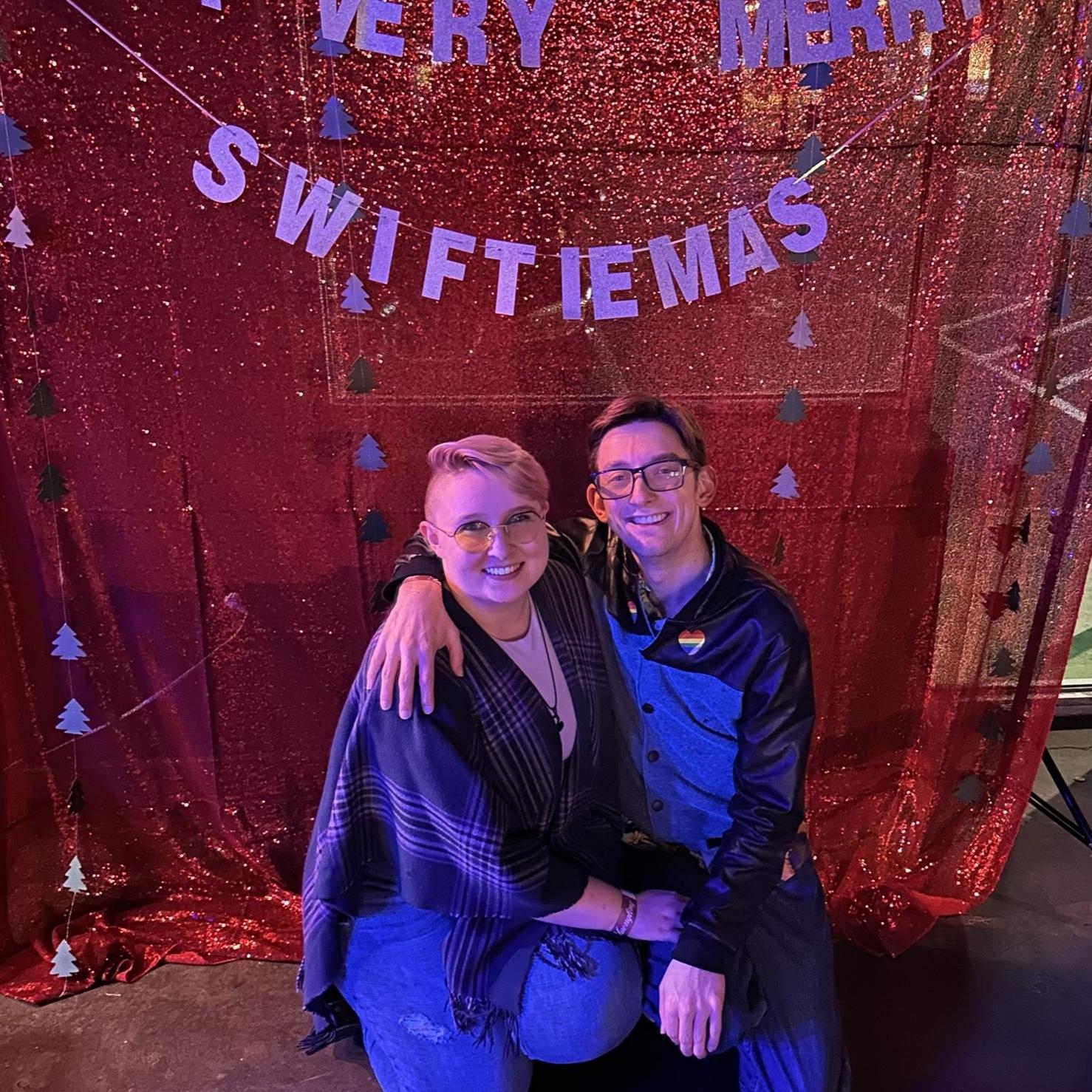 Shortly after Shayne moved down to NC, we attended a “Swiftiemas” event in Downtown Greensboro