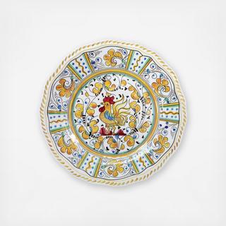 Rooster BPA Free Melamine Salad Plate, Set of 4