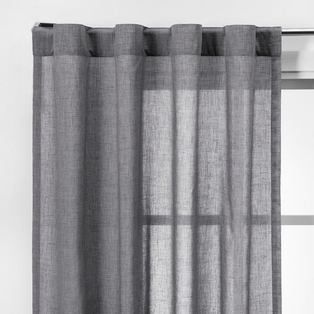 2pk 42"x84" Light Filtering Window Curtain Panels Gray - Made By Design™