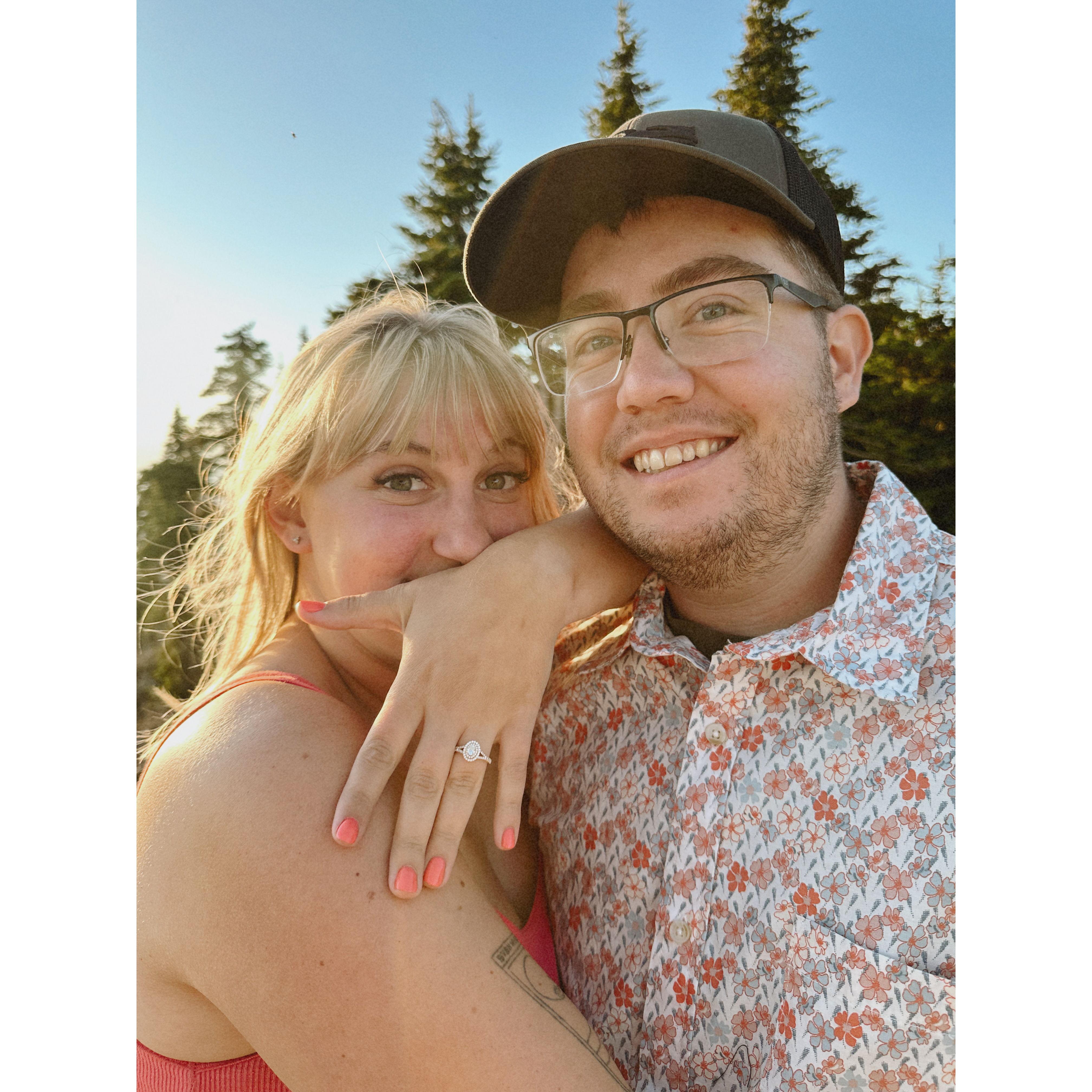 The day we got engaged! June 22, 2024