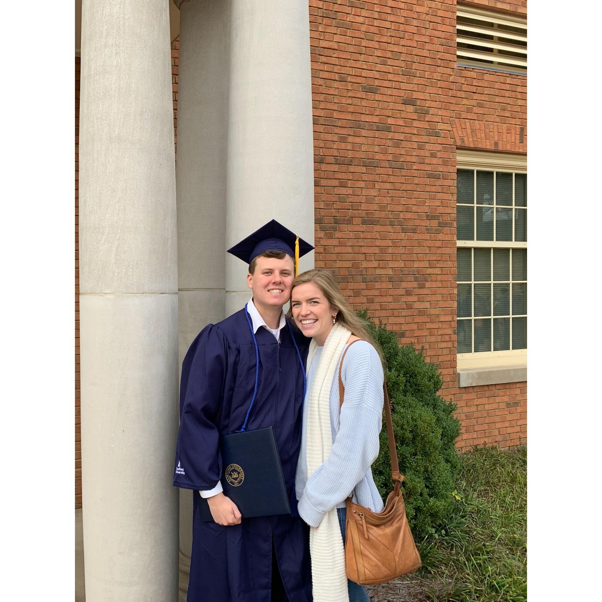 Newly graduated Carson Knauff! December 2022