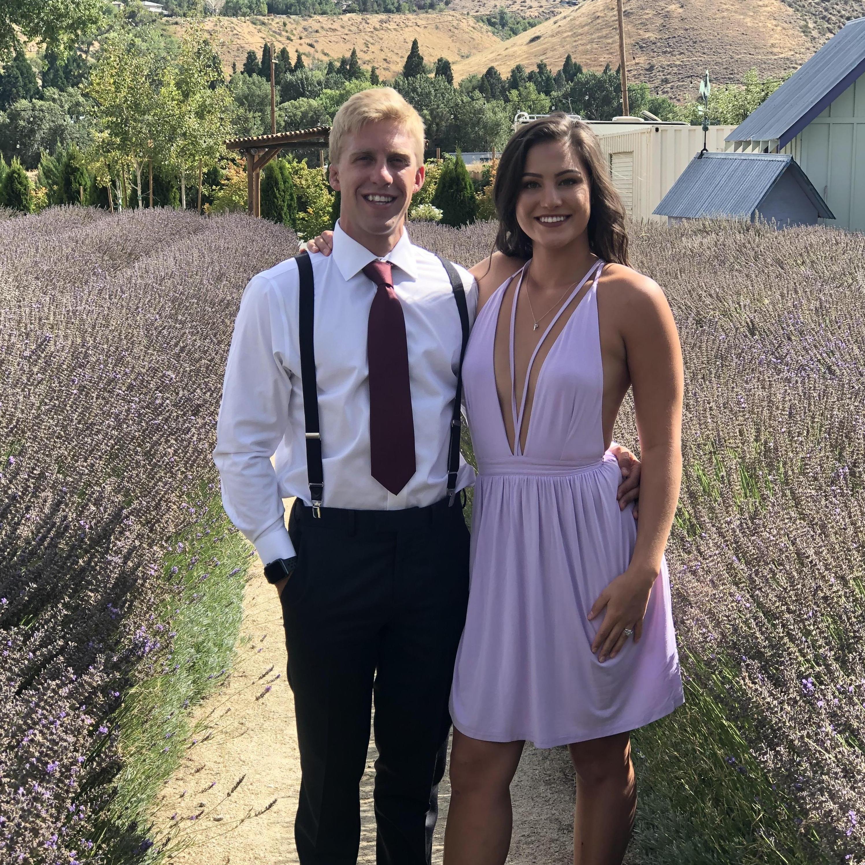 Our first wedding together!