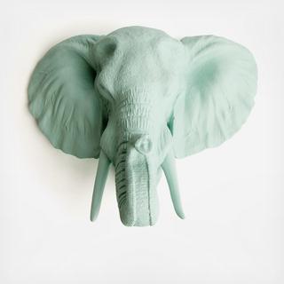 Resin Faux Taxidermy Elephant Head
