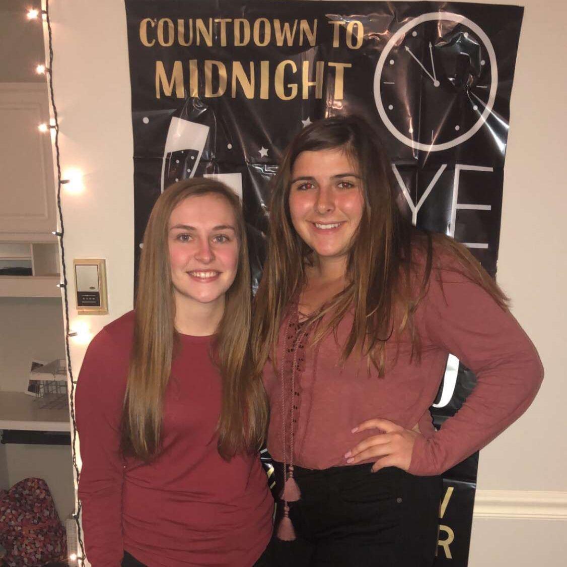 Anna and Shyloh during NYE 2018