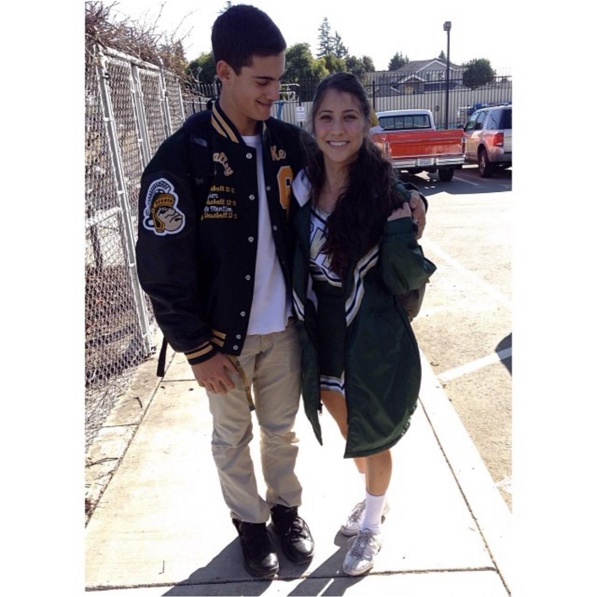 One of our few photos as a varsity couple :)