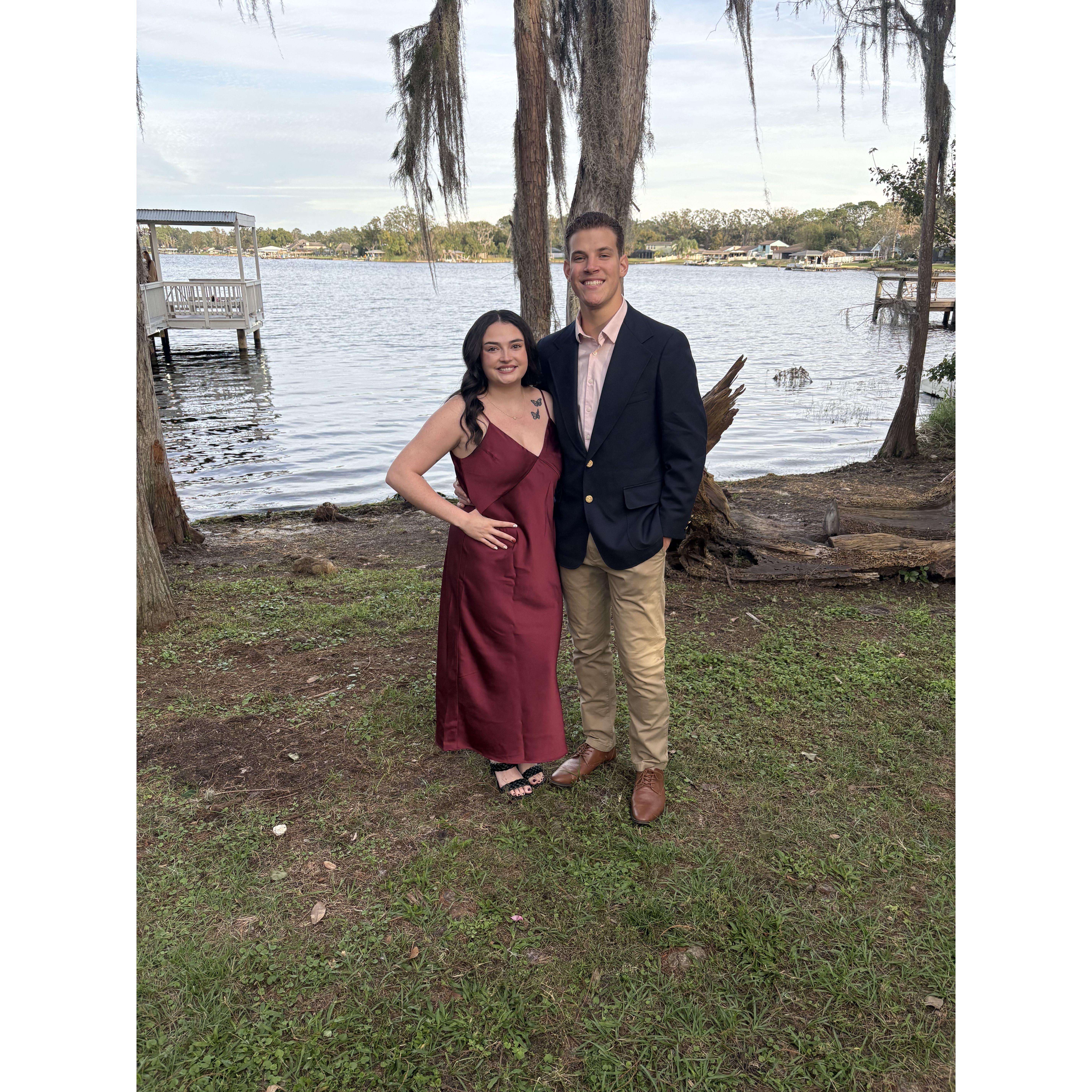 Our very first wedding we attended... little did I know Kevin would be proposing in a month!