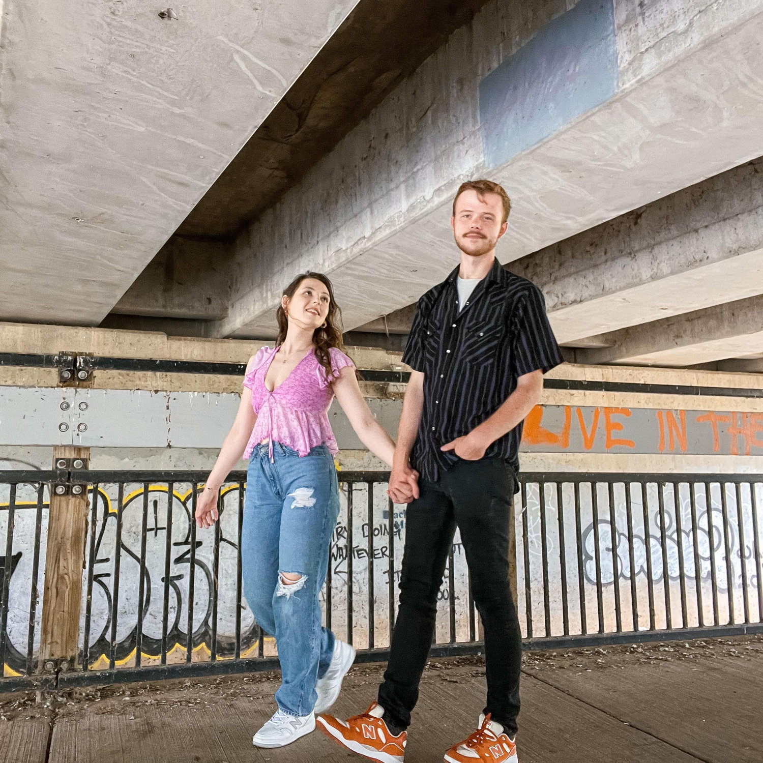 We made a date day out of capturing and editing all of our own engagement photos. Best idea!