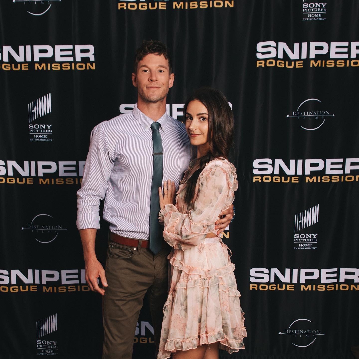 Captured together at Chad's "Sniper: Rogue Mission" Movie Screening at Paramount Studios