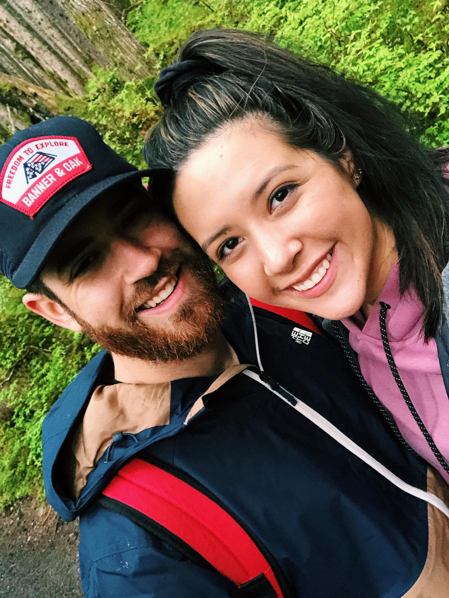 Rainy hike on the Winner Creek Trail