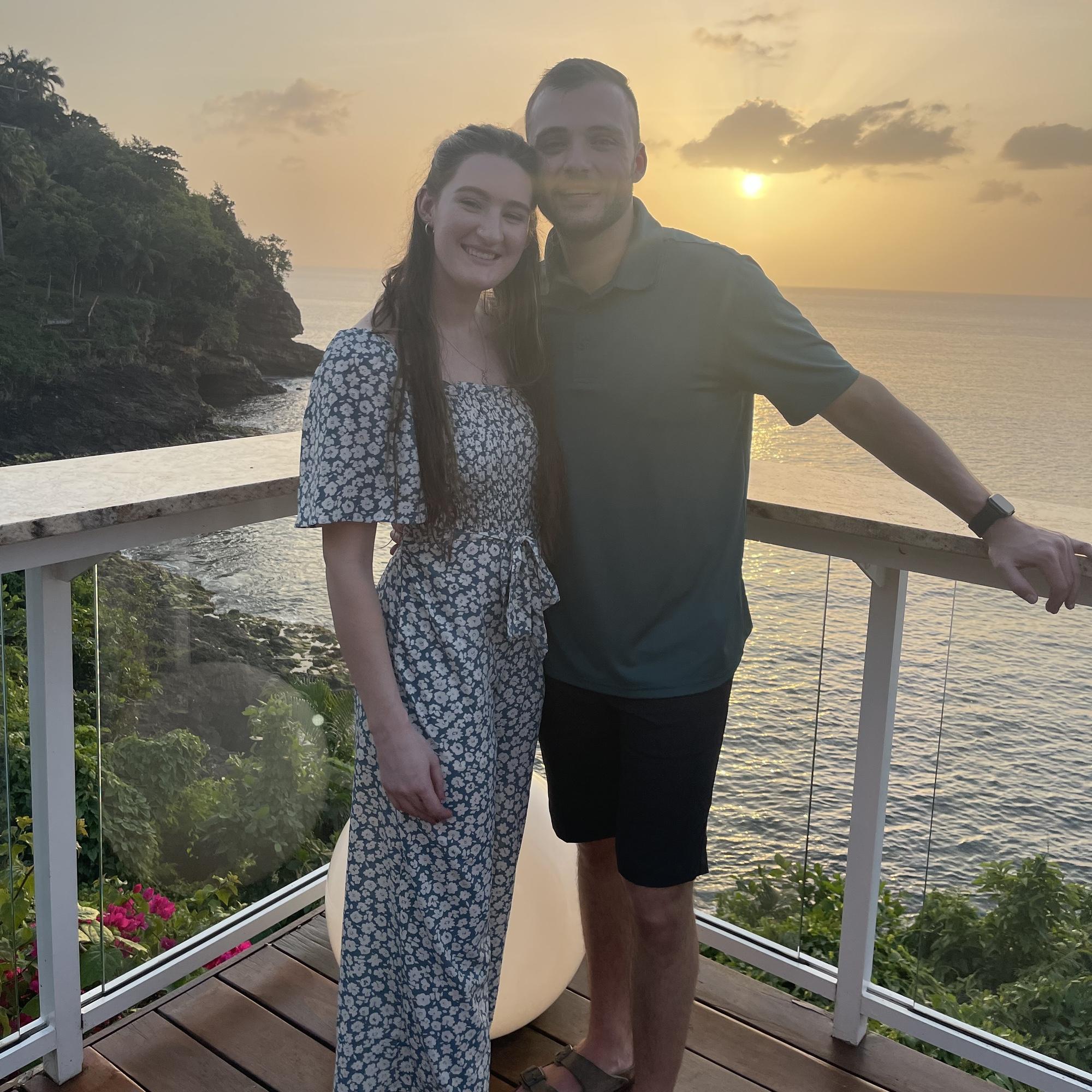 February 1, 2024 - Cocktail Party for Cole + Kaylee Salm Wedding in St. Lucia