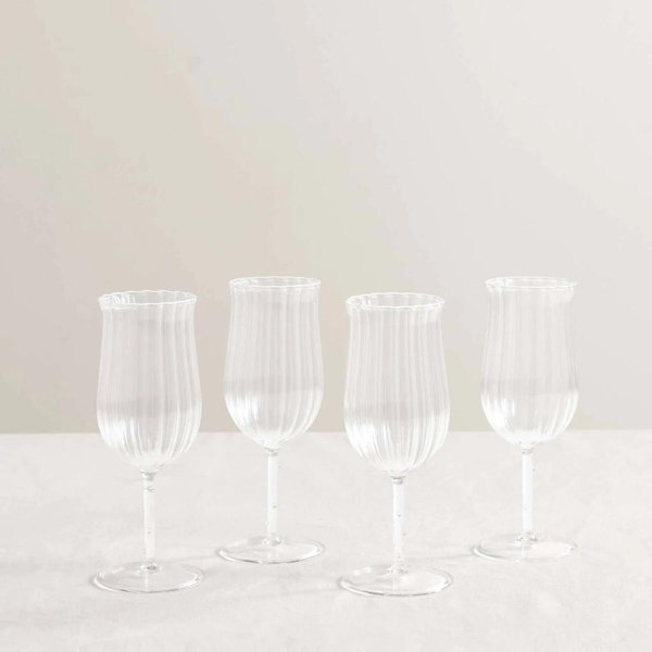 Tulip Glasses, Set of 4