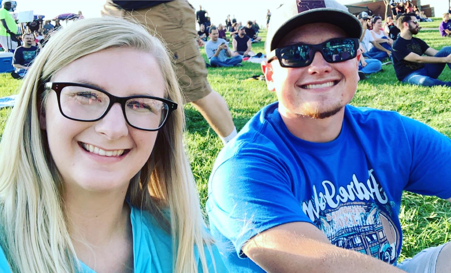 One of the many concerts we’ve gone to together!