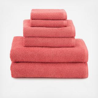 Textured Organic 6-Piece Towel Set