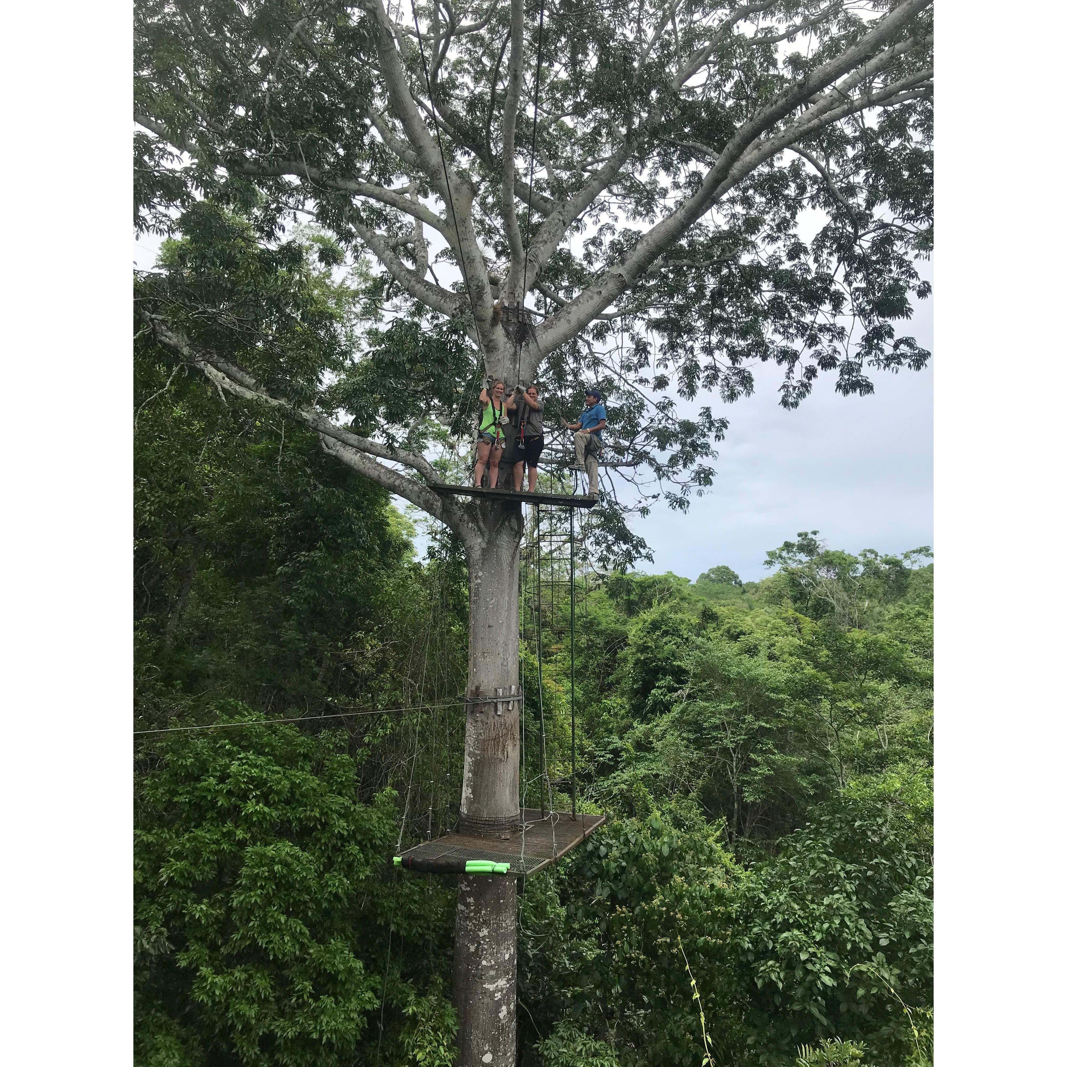 Ziplining on a death trap in Guatemala