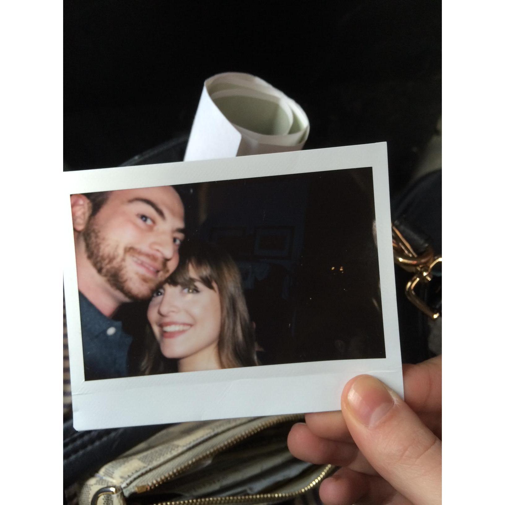 Our first photo together in February of 2016 Tony's birthday!