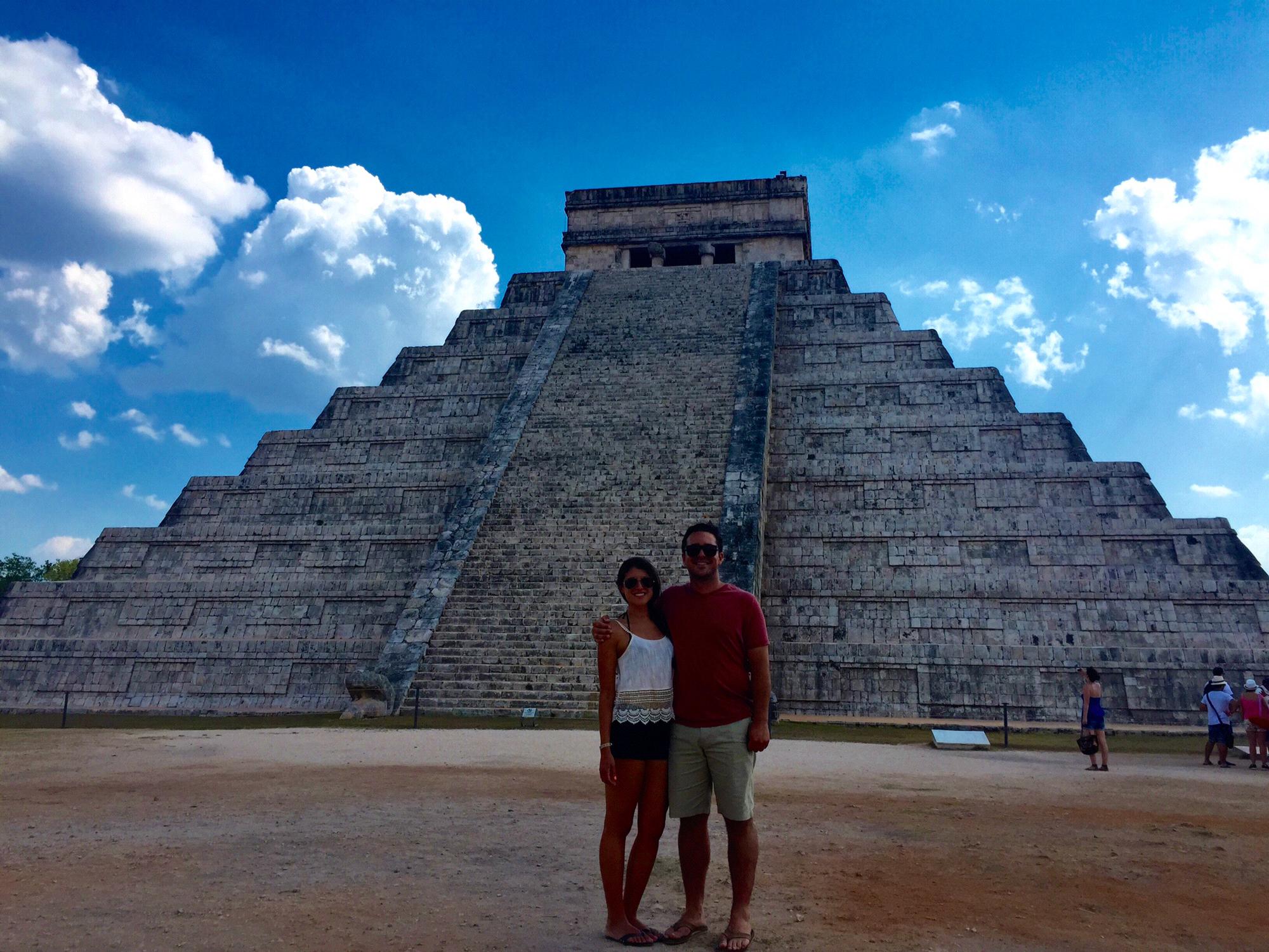 Our very first trip together- Cancun, Mexico. April 2015