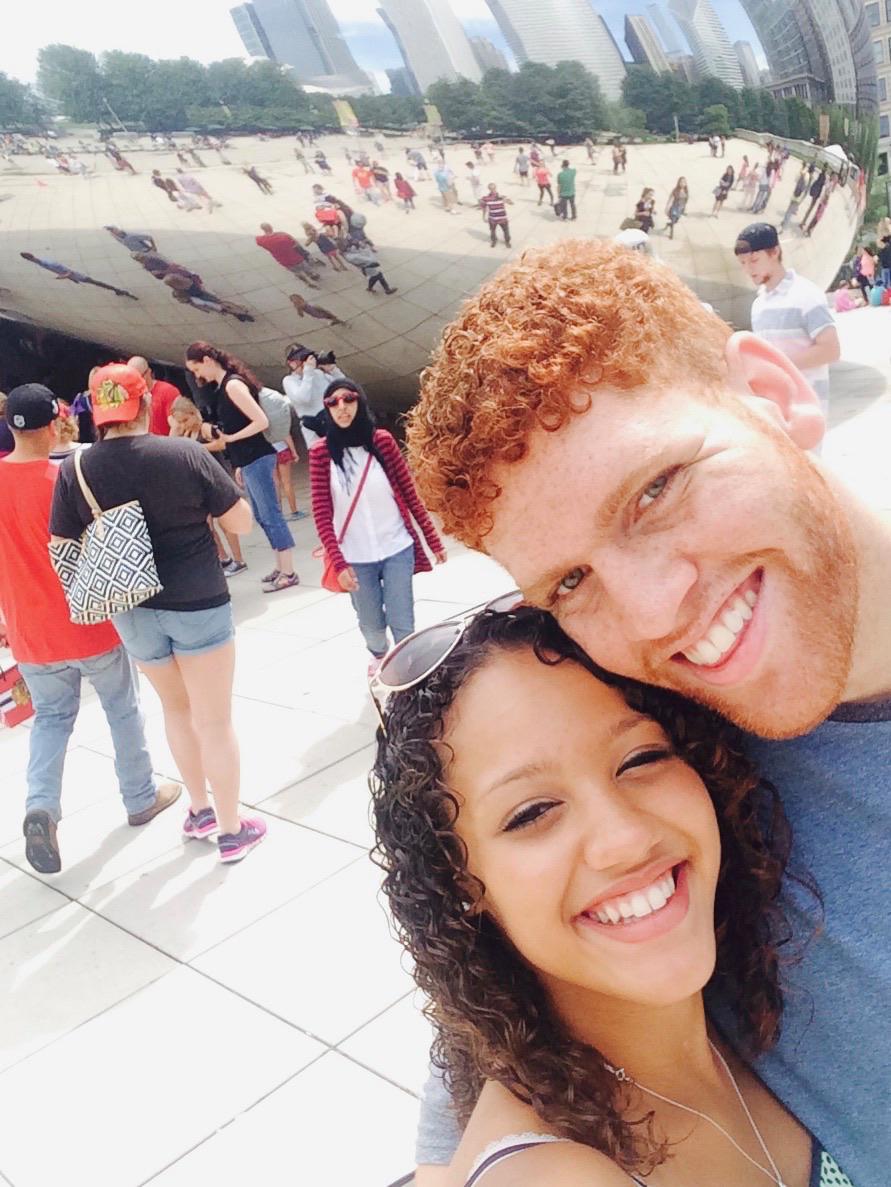 Our first trip together to Chicago