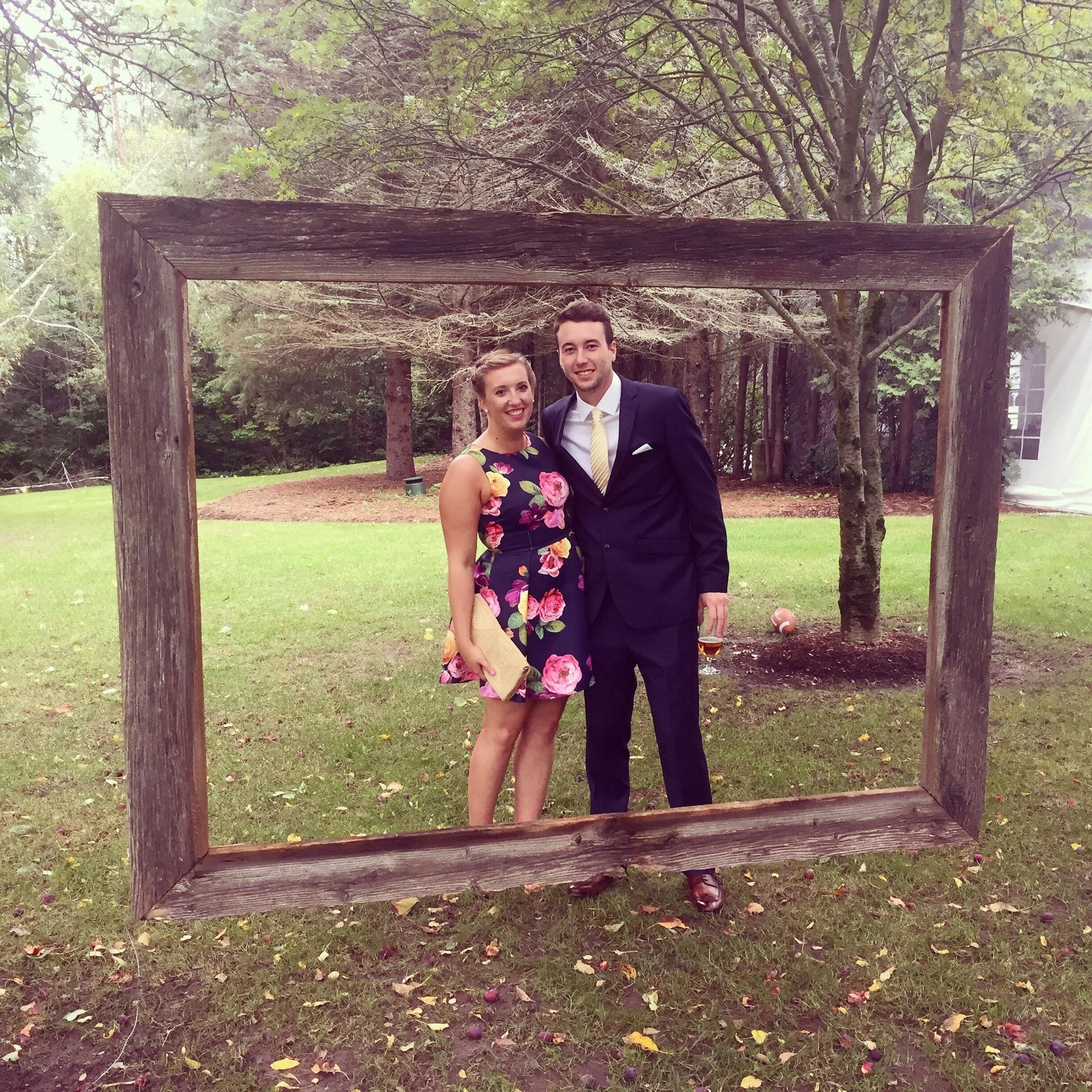 Celebrating a friend's wedding!