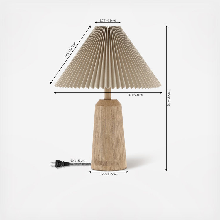 JONATHAN Y, Arvid Rustic Scandinavian Resin/Iron Lighthouse LED