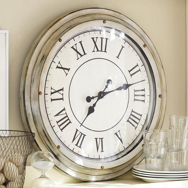 White Station Clock