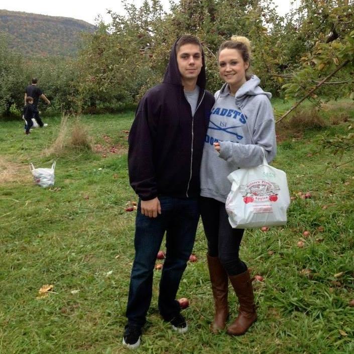 Apple picking upstate for the first time (Anthony had to be dragged here)