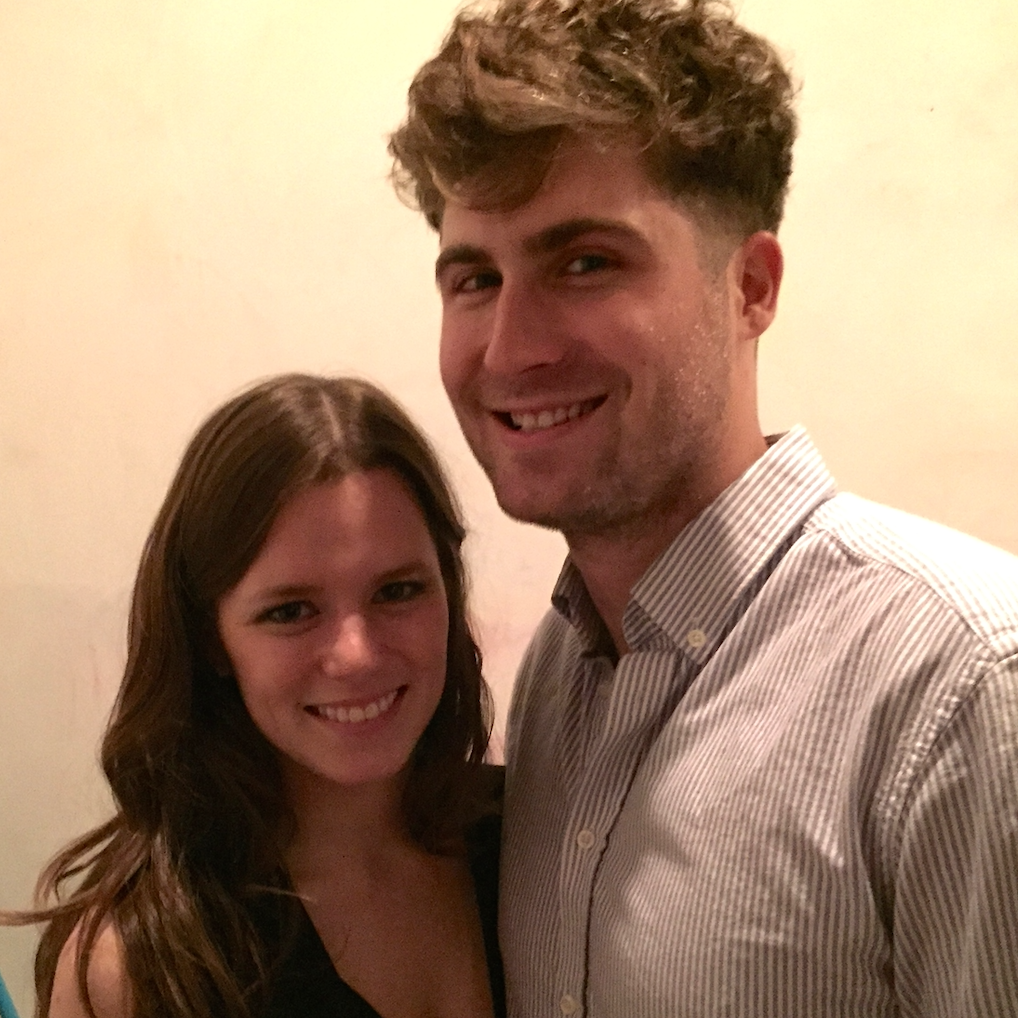 First photo ever taken of us in college at Jack's semi formal