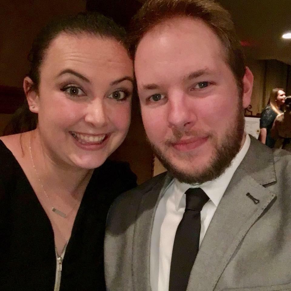 Celebrating another friend's wedding!