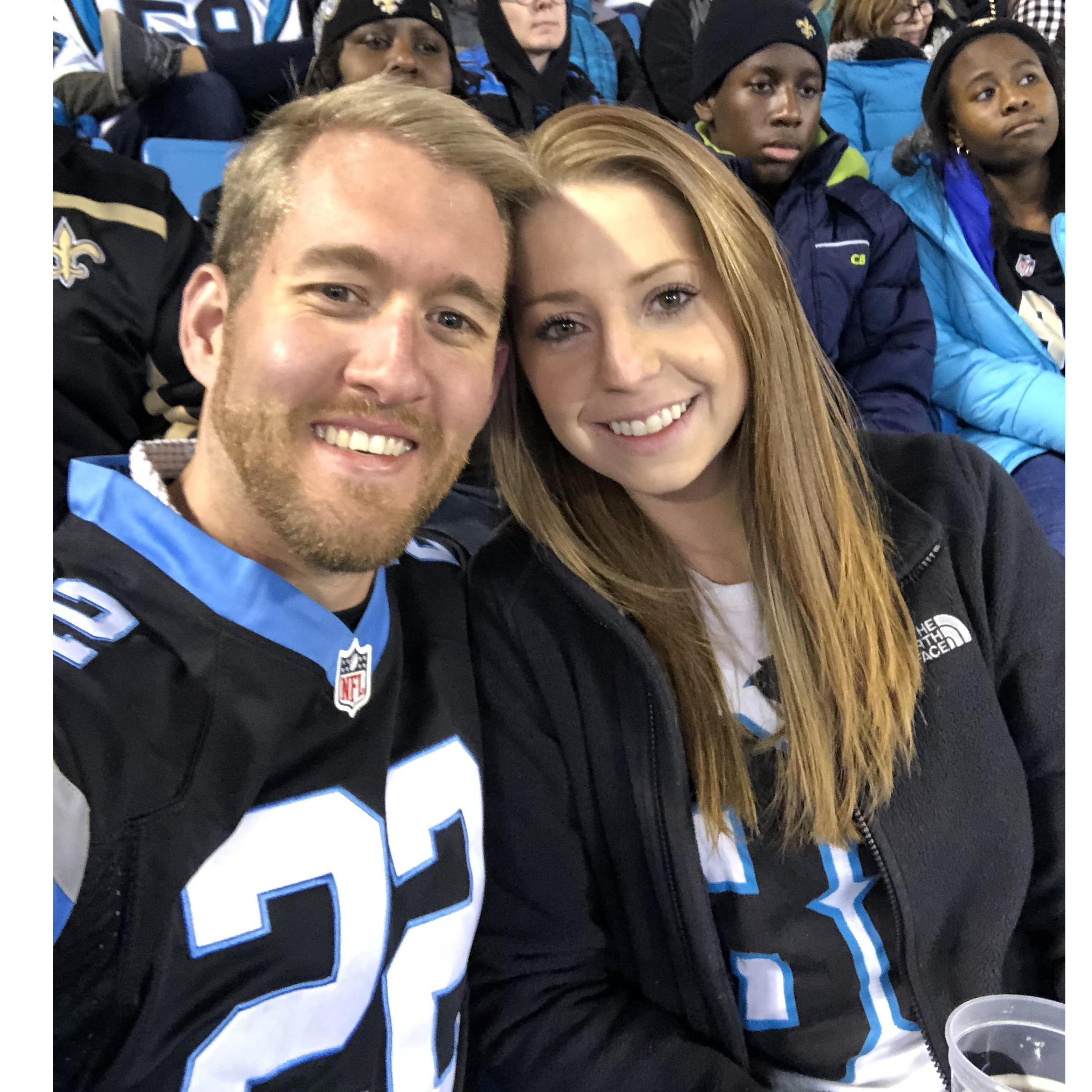 Our first photo together