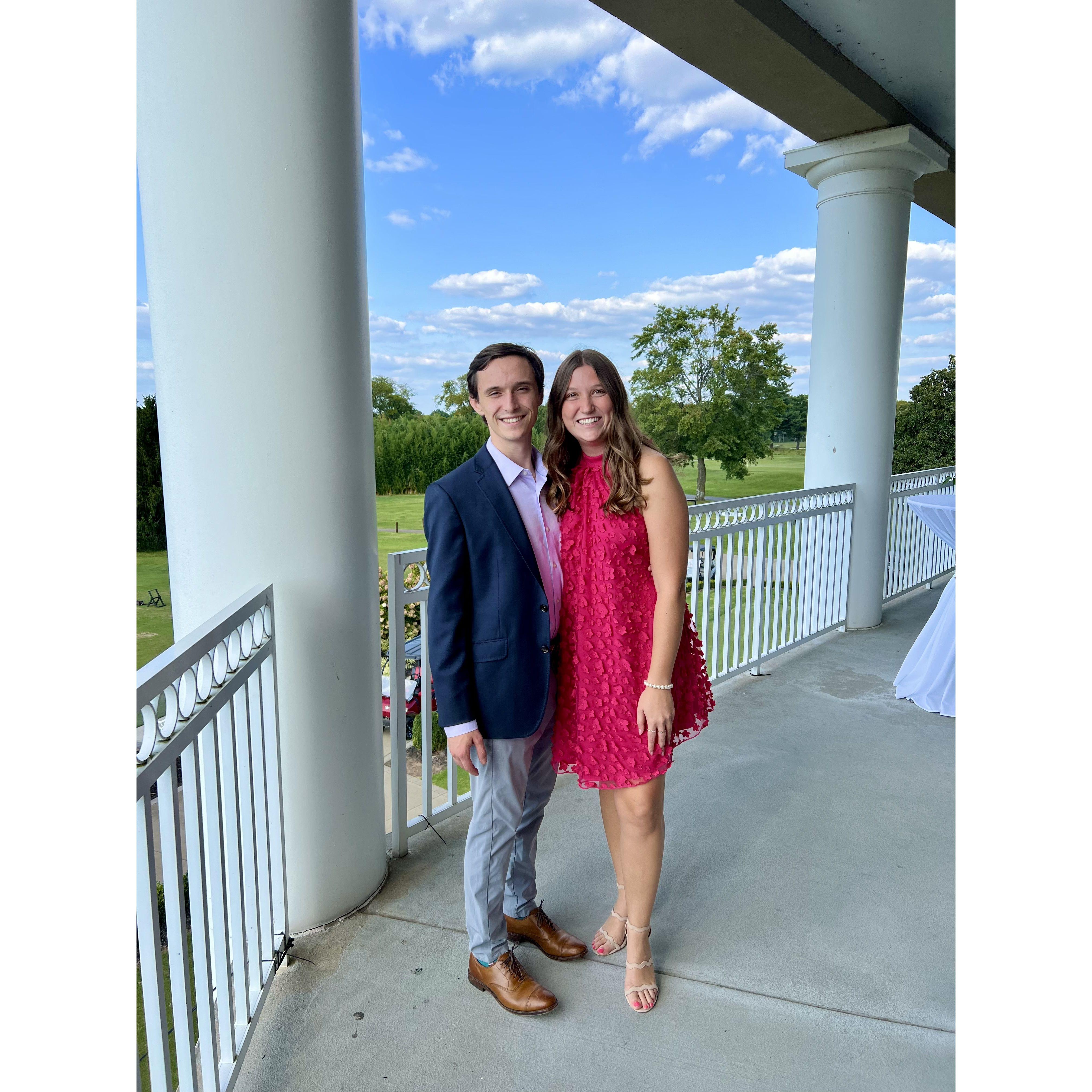 At friends Devin and Chandler's beautiful wedding