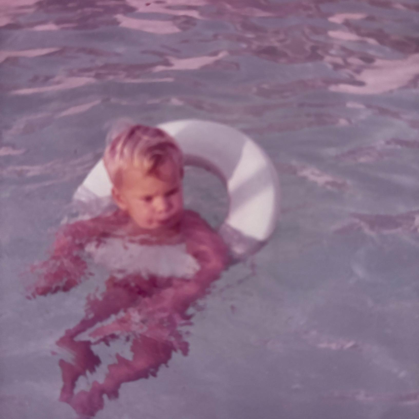 Joel, the water baby!