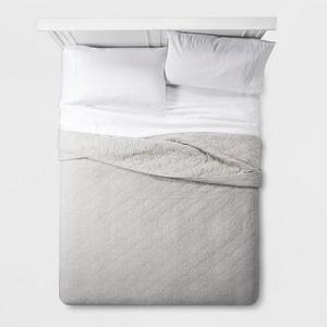 Gray Chenile Quilt (Full/Queen) - Threshold™