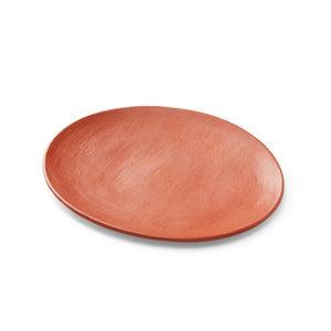 Red Clay Oval Serving Platter