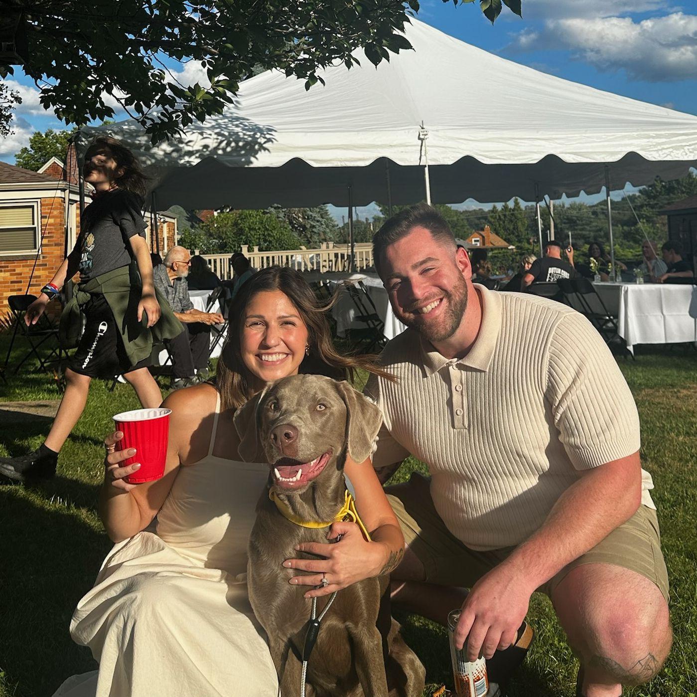 Fam pic at our Engagement Party!